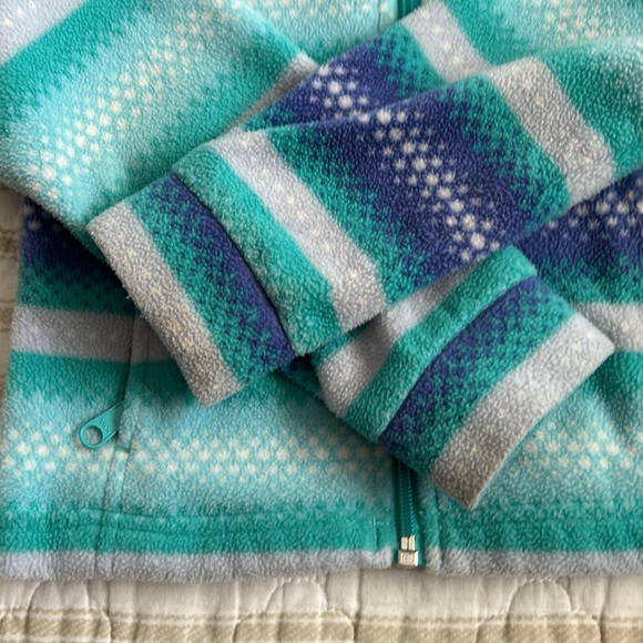 YXXS (4/5) Columbia Fleece Full Zip Jacket - Picture 3 of 6